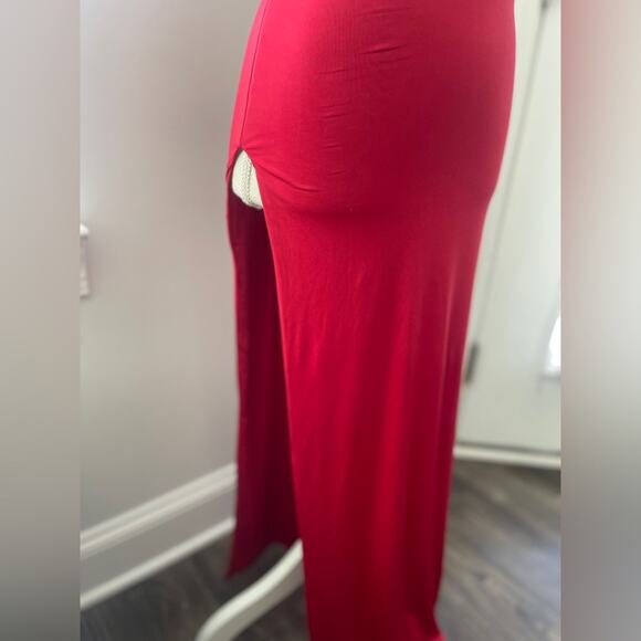 Fashion Nova Vibrant Red Maxi Skirt - Picture 7 of 10